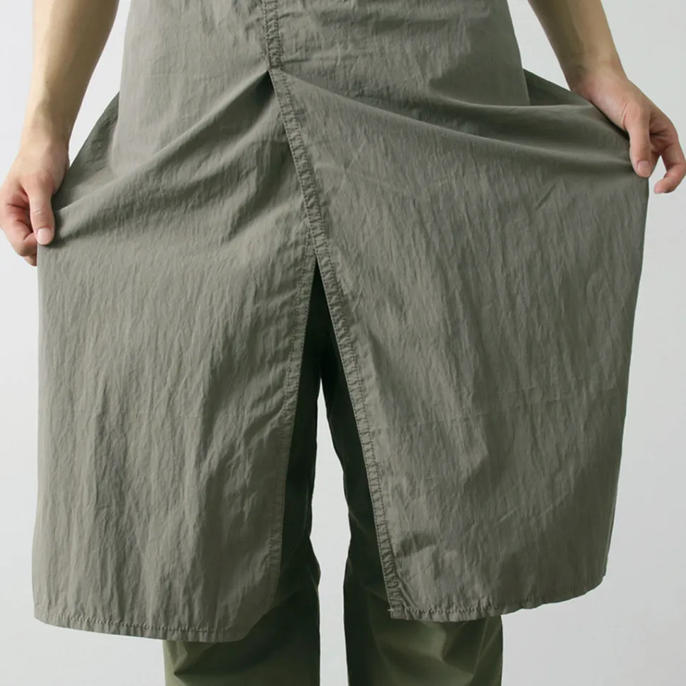 GARAGE GREEN WORKS / Danner Collaboration Cotton Nylon Buff Long Apron