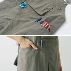 GARAGE GREEN WORKS / Danner Collaboration Cotton Nylon Buff Long Apron