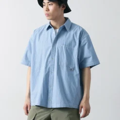 GARAGE GREEN WORKS / Half Sleeve Dungaree Shirt