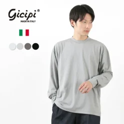 GICIPI / BACCALA Crew Neck Relaxed Fit Long Sleeve T-Shirt