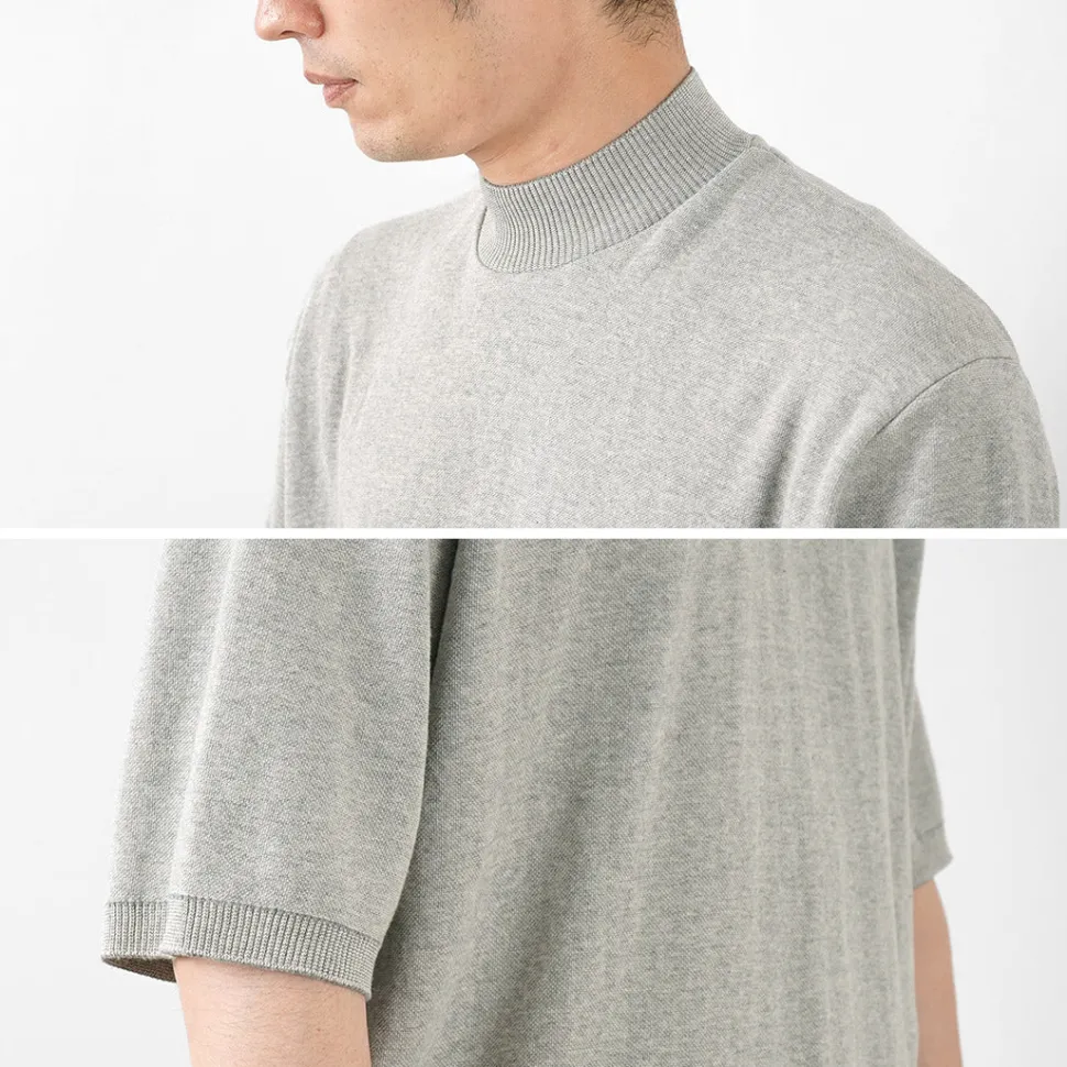 GICIPI / Calamaro Mock neck Relaxed fit Knit and sew