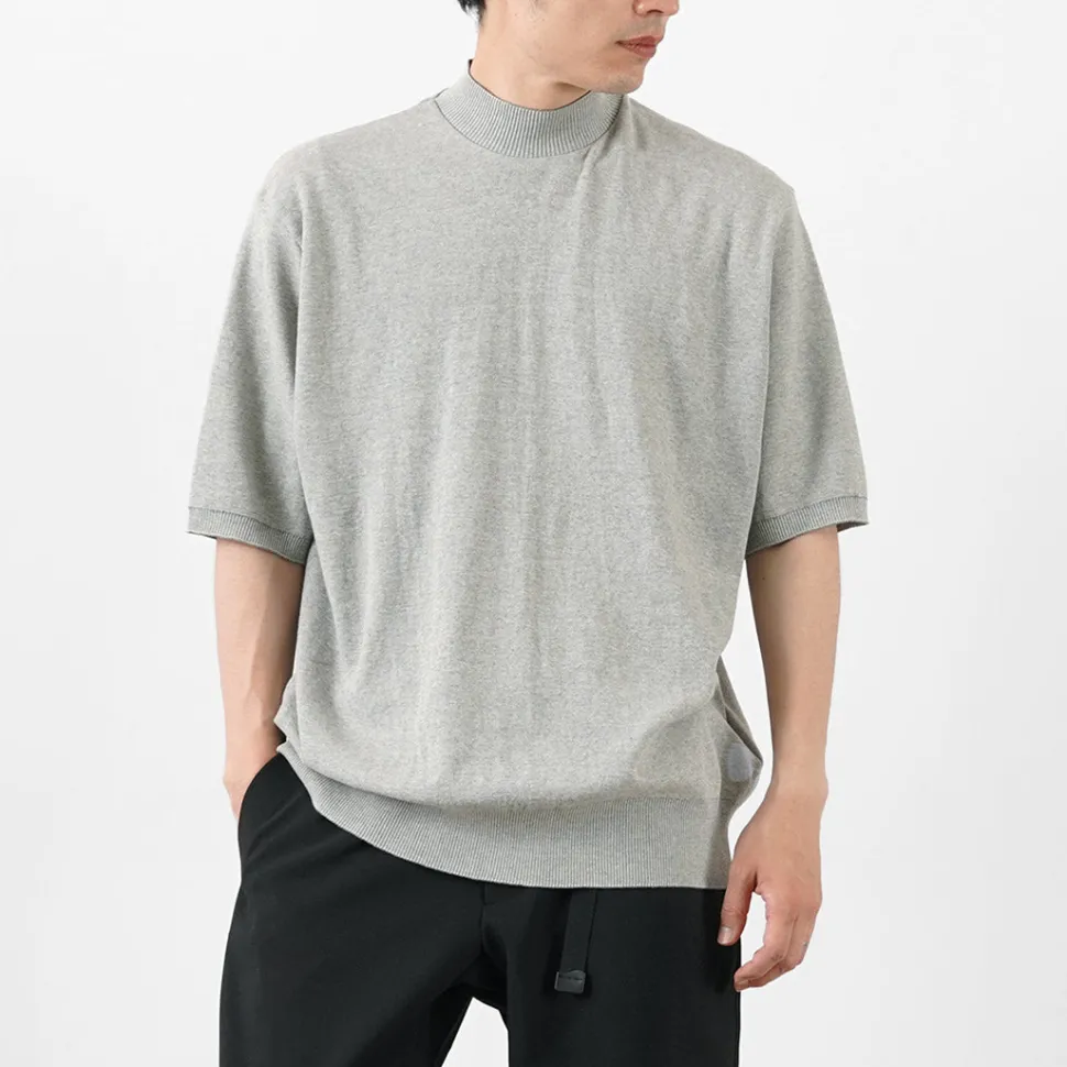 GICIPI / Calamaro Mock neck Relaxed fit Knit and sew