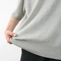 GICIPI / Calamaro Mock neck Relaxed fit Knit and sew