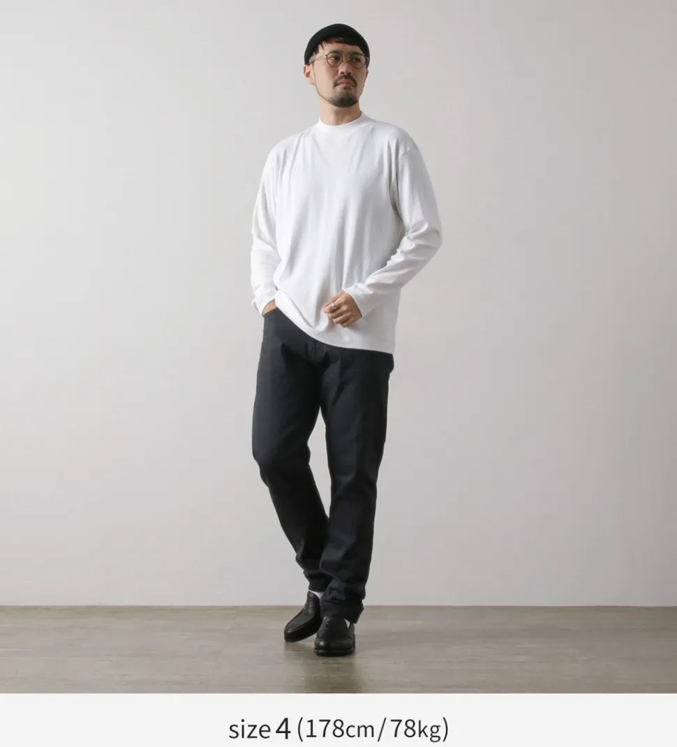 GICIPI / Delfino Crew Neck Basic Fit Long Sleeve Cut and Sewn