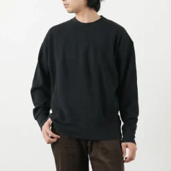 GICIPI / ORSO Crew Neck Ribbed Long Sleeve Milano Rib Knit Sewn