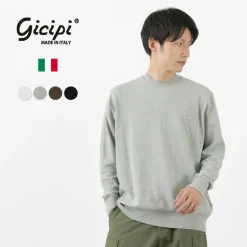 GICIPI / Riccio Riccio Crew Neck Relaxed Fit Long Sleeve Knit Sewn