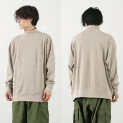 GICIPI / SCIMMIA Mockneck Ribbed Long Sleeve Milano Rib Knit Sewn