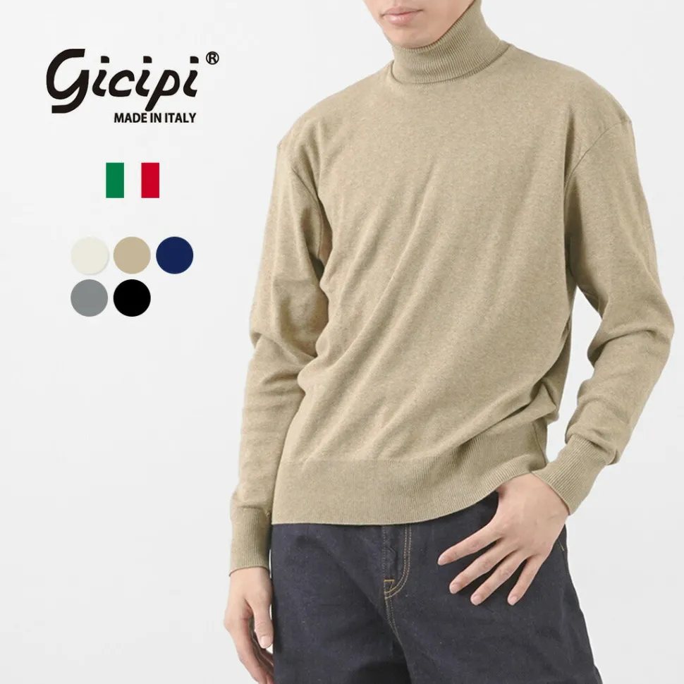 GICIPI / TIGRE Turtle Neck Relaxed Fit Knit Sewn
