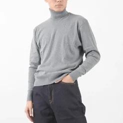GICIPI / TIGRE Turtle Neck Relaxed Fit Knit Sewn