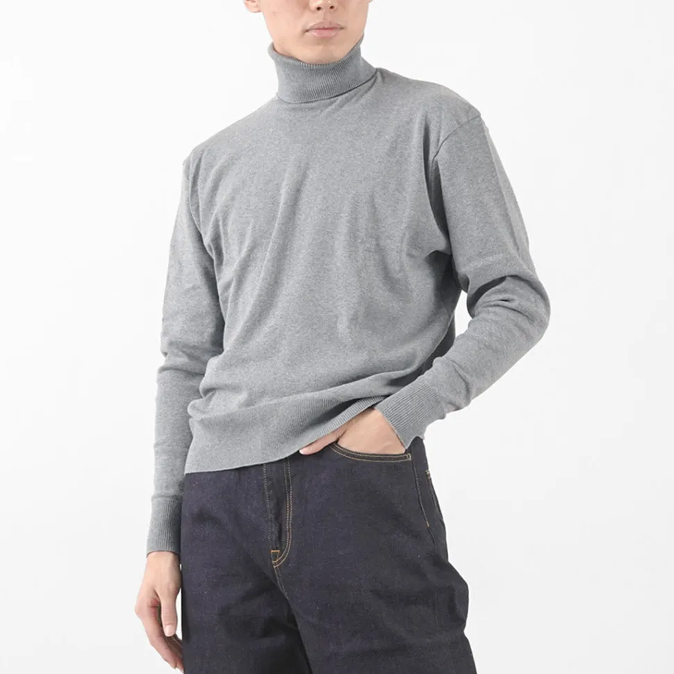 GICIPI / TIGRE Turtle Neck Relaxed Fit Knit Sewn