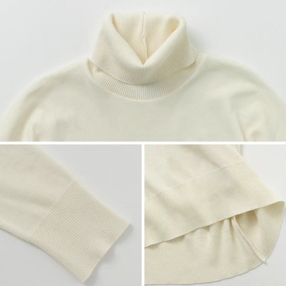 GICIPI / TIGRE Turtle Neck Relaxed Fit Knit Sewn