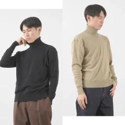 GICIPI / TIGRE Turtle Neck Relaxed Fit Knit Sewn