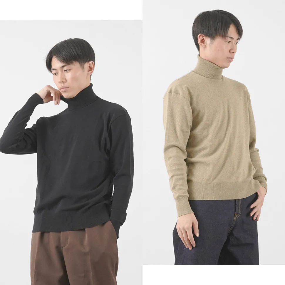 GICIPI / TIGRE Turtle Neck Relaxed Fit Knit Sewn