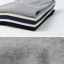 GLACON / Solid colour Boat neck Big shirt