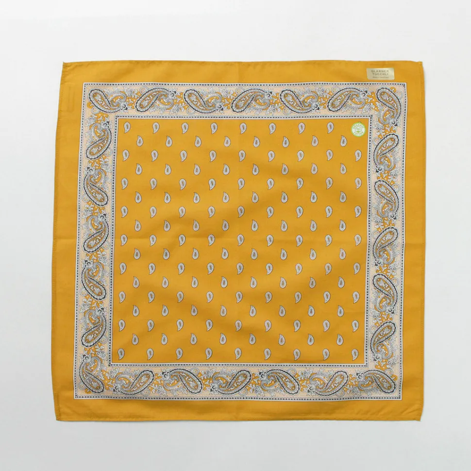 GLARNER TUECHLI / Cotton Paisley Bandana