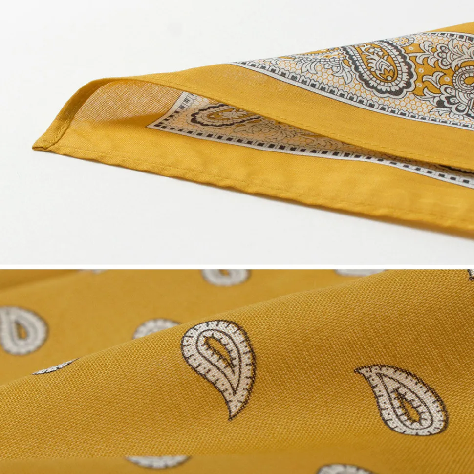 GLARNER TUECHLI / Cotton Paisley Bandana