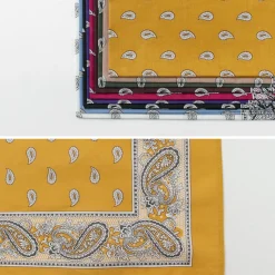 GLARNER TUECHLI / Cotton Paisley Bandana