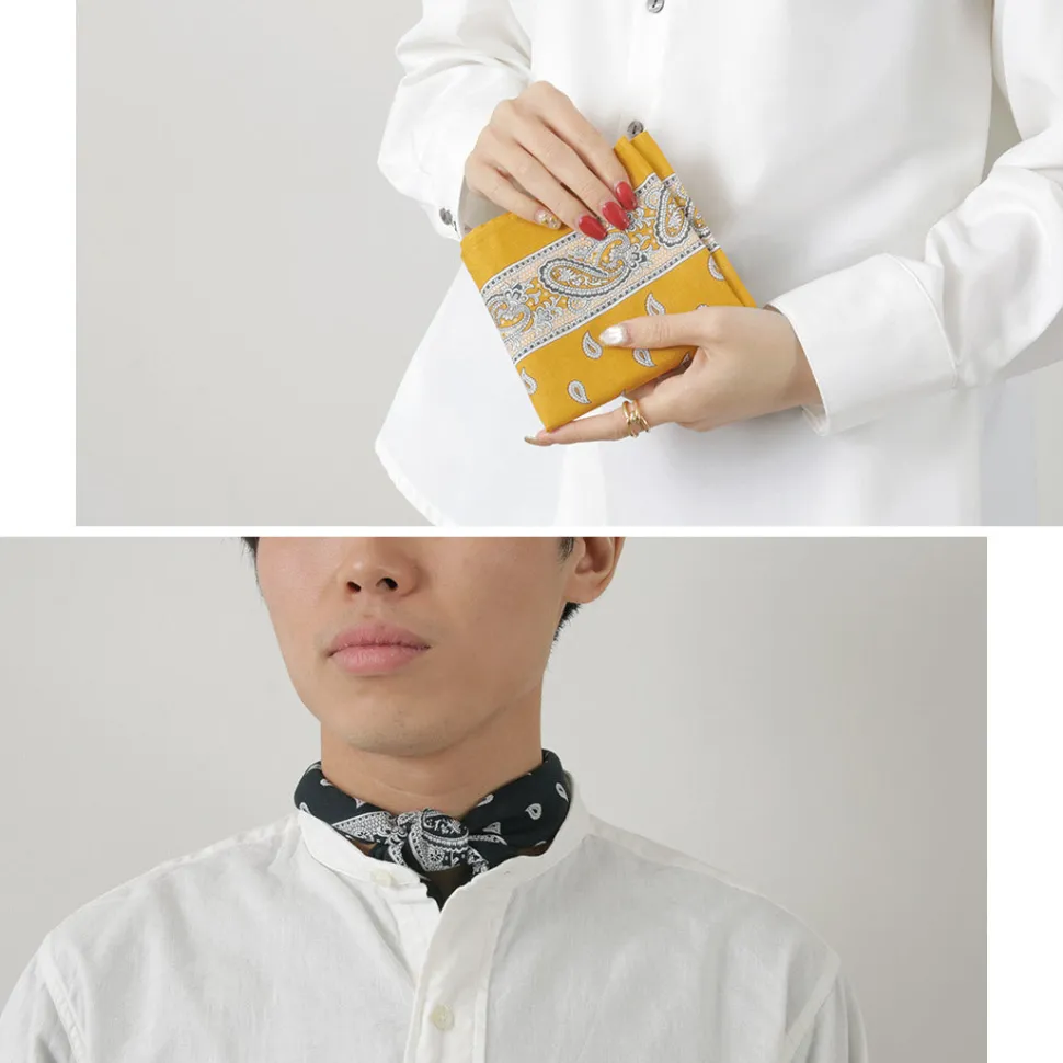 GLARNER TUECHLI / Cotton Paisley Bandana