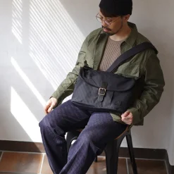 GLENROYAL / Flap Shoulder Bag Nylon Tussah