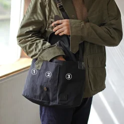 GLENROYAL / Flap Shoulder Bag Nylon Tussah