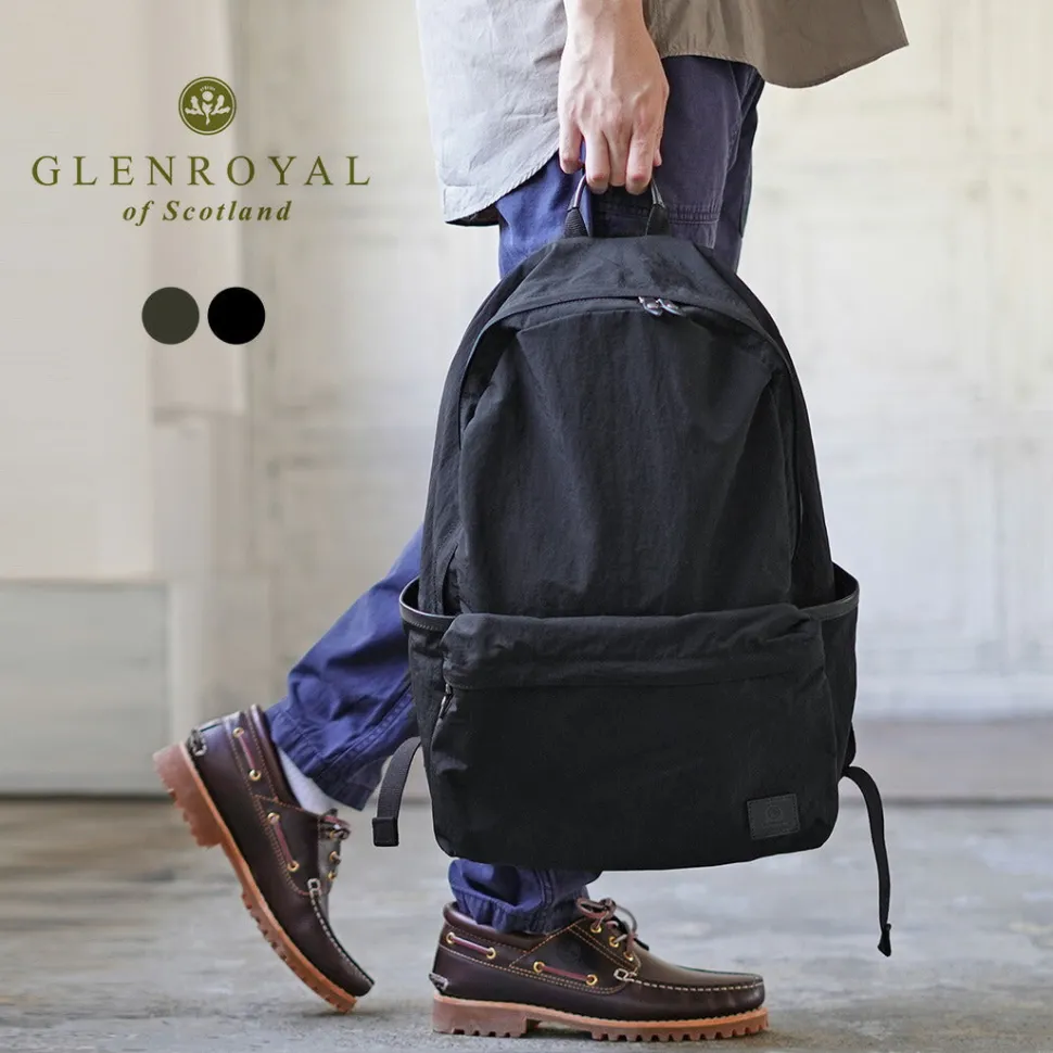 GLENROYAL / Round Daypack Nylon Tussah