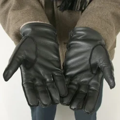 GLOVES / Touch Lambskin Ring Belt Gloves