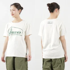 GOHEMP / Box Logo Basic Short Sleeve T-Shirt