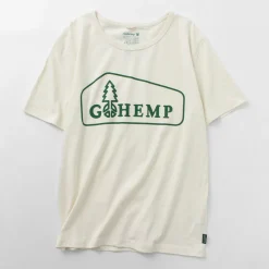 GOHEMP / Box Logo Basic Short Sleeve T-Shirt