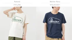 GOHEMP / Box Logo Basic Short Sleeve T-Shirt
