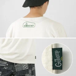GOHEMP / Box Logo Basic Short Sleeve T-Shirt