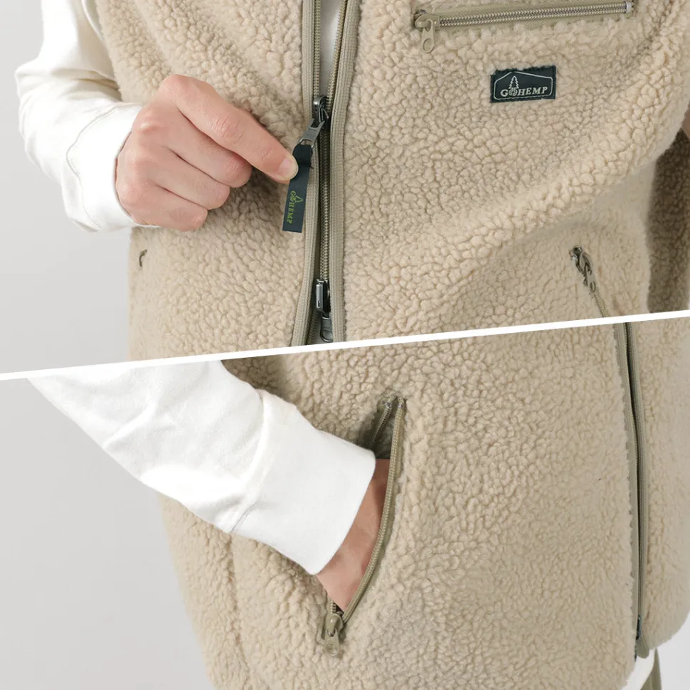 GOHEMP / Brown Lodge Vest