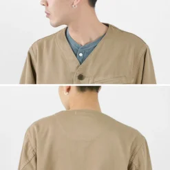 GOHEMP / Green Lodge Jacket Hemp Cotton Recycled Polyester Cloth