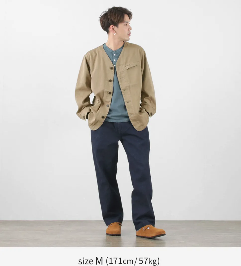 GOHEMP / Green Lodge Jacket Hemp Cotton Recycled Polyester Cloth