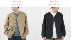 GOHEMP / Green Lodge Jacket Hemp Cotton Recycled Polyester Cloth