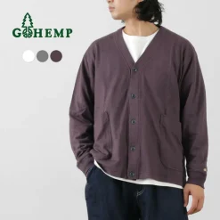 GOHEMP / Hemp Basic Cardigan