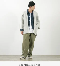 GOHEMP / Hemp Sweatshirt Haori Cardigan