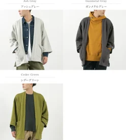 GOHEMP / Hemp Sweatshirt Haori Cardigan