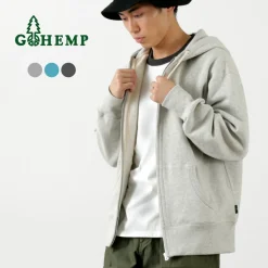 GOHEMP / Hemp Zip-Up Hoodie