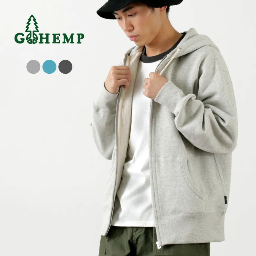 GOHEMP / Hemp Zip-Up Hoodie