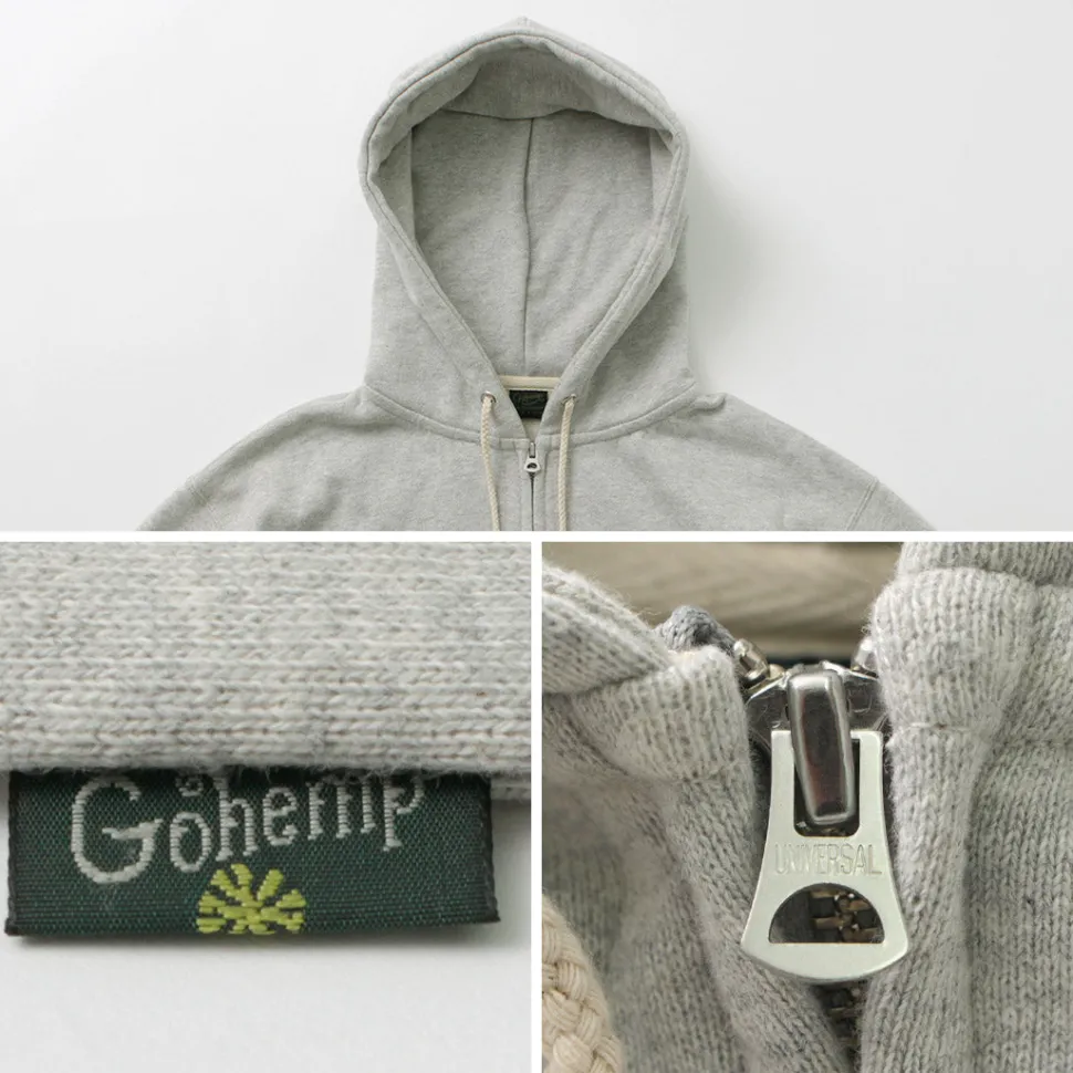 GOHEMP / Hemp Zip-Up Hoodie