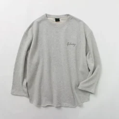 GOHEMP / Loose Round 7/10 Sleeve Light Ounce Sweat T-Shirt