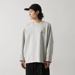 GOHEMP / Loose Round 7/10 Sleeve Light Ounce Sweat T-Shirt