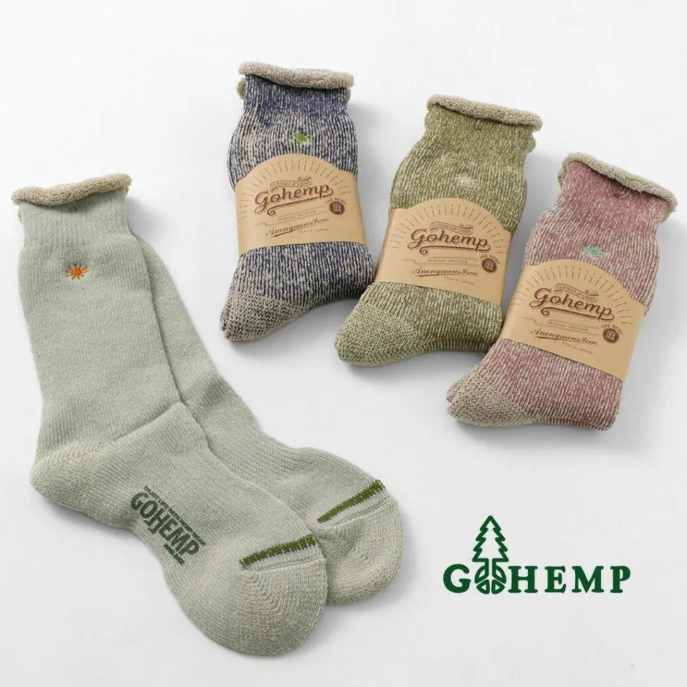 GOHEMP / Low Gauge Pile Crew Socks