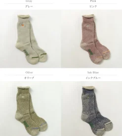 GOHEMP / Low Gauge Pile Crew Socks