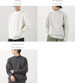 GOHEMP / Mock Neck Sweatshirt