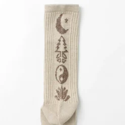 GOHEMP / Patterned Pile Crew Socks