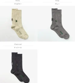 GOHEMP / Souvenir Emblem Crew Socks