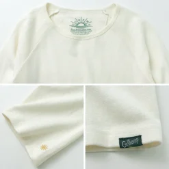 GOHEMP / Sunblend warmer Baseball sleeve crew t-shirt