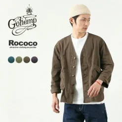 GOHEMP / Vendor no collar jacket