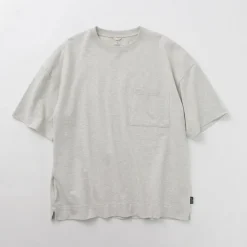 GOHEMP / Wide slit T-shirt Heather